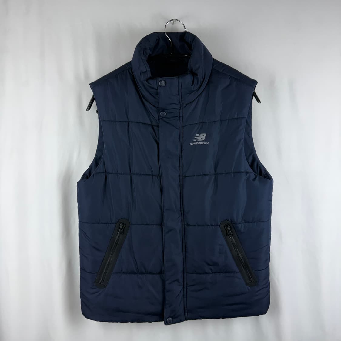 160) 뉴발란스 키즈/우먼스 내피 솜 조끼 패딩 네이비 상품이미지2