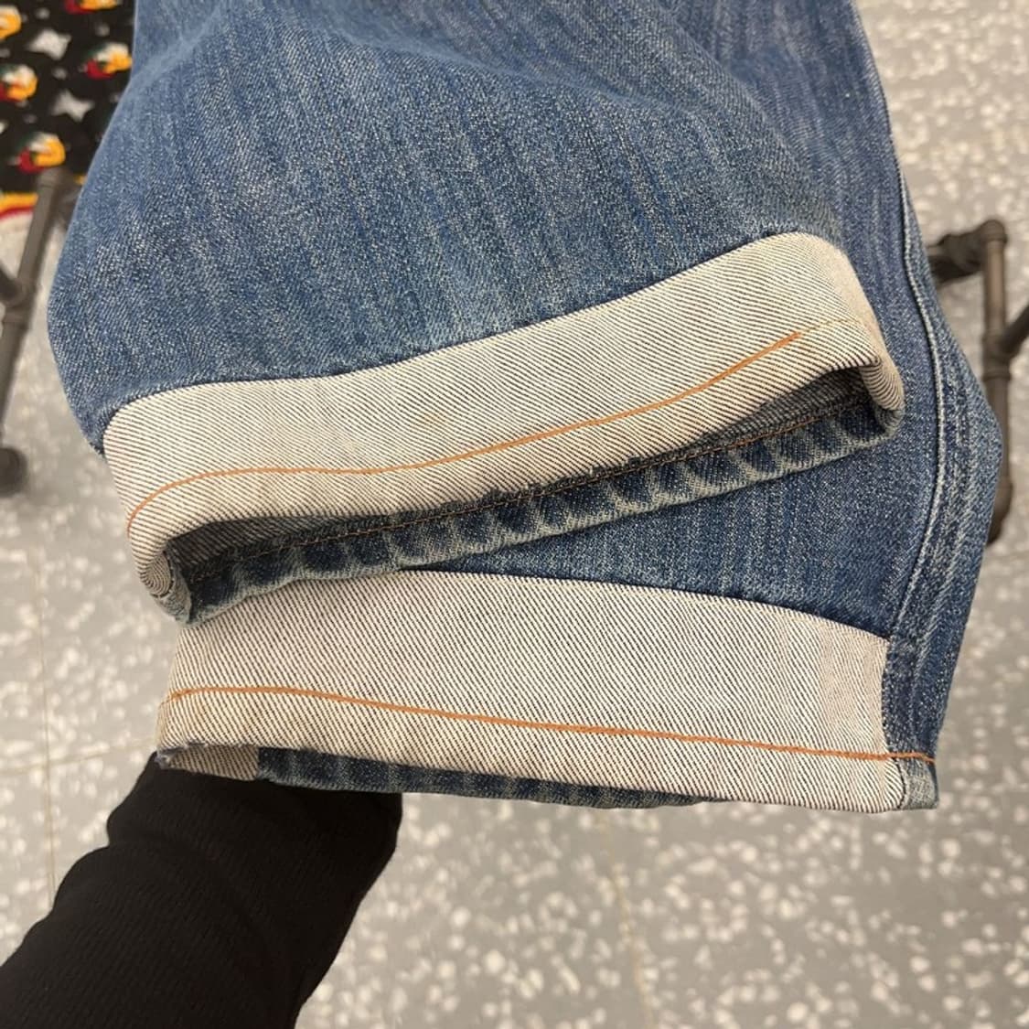 지스타 로우 빈티지 유니크3D 데님팬츠 34인치 C08063 상품이미지7