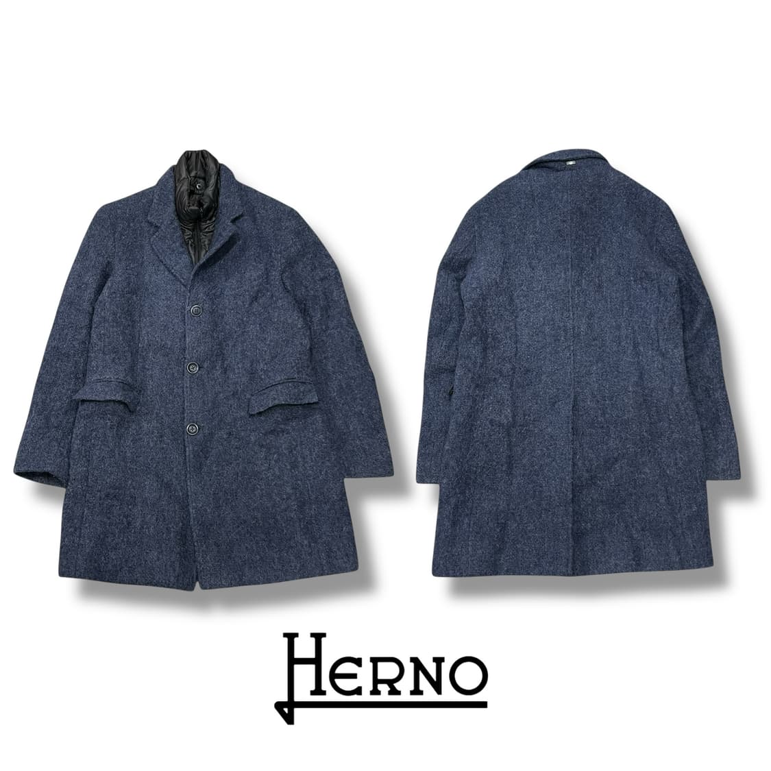 에르노 패디드 모헤어 롱코트 s08748 상품이미지1