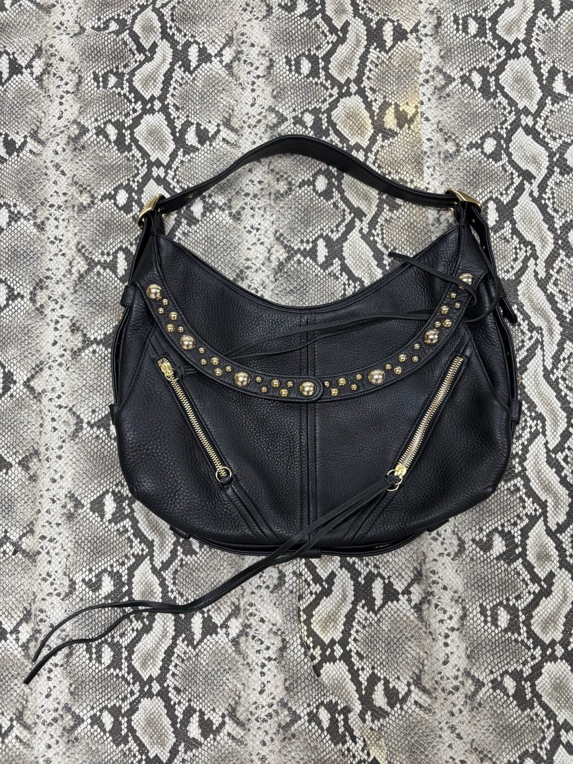 ”botkier“ Y2K Mood Side Zipper Studded L 상품이미지1
