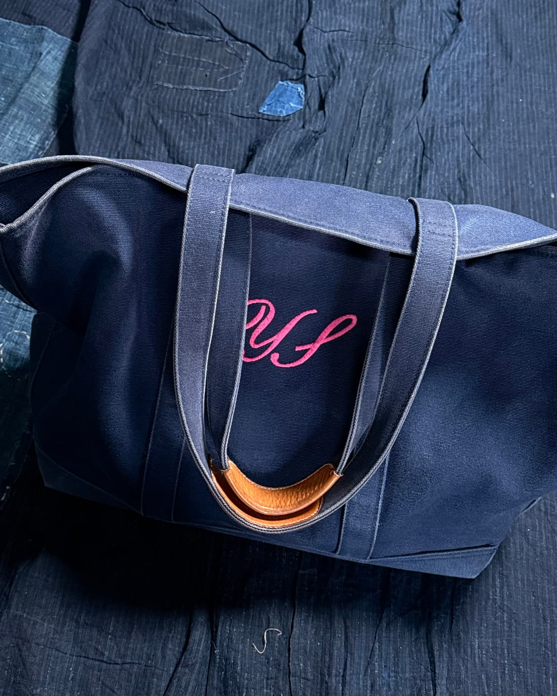 폴로 랄프로렌 포니 자수 캔버스 토트백 상품이미지5