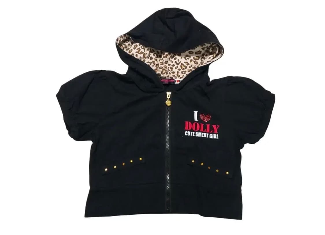 갸루 빈티지 후드집업 상품이미지1