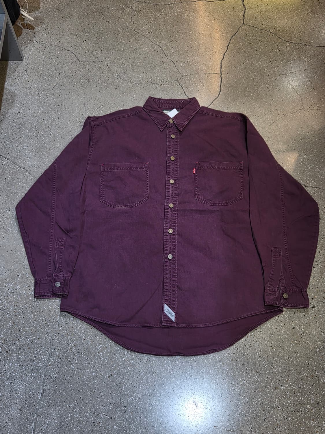 Levis 리바이스 퍼플 긴팔셔츠 상품이미지4