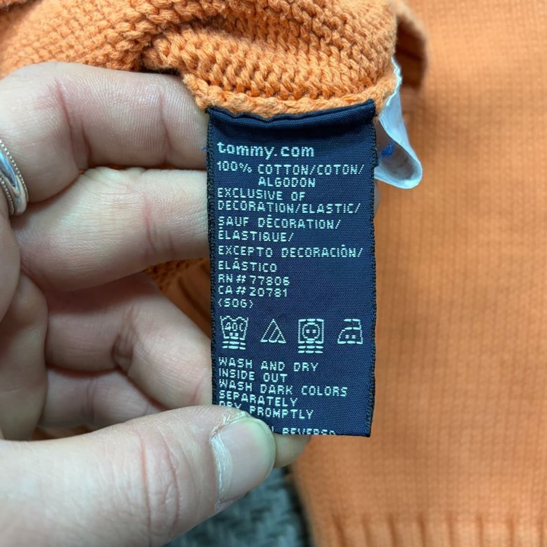 타미힐피거 베이직 로고 니트 v2605 상품이미지7
