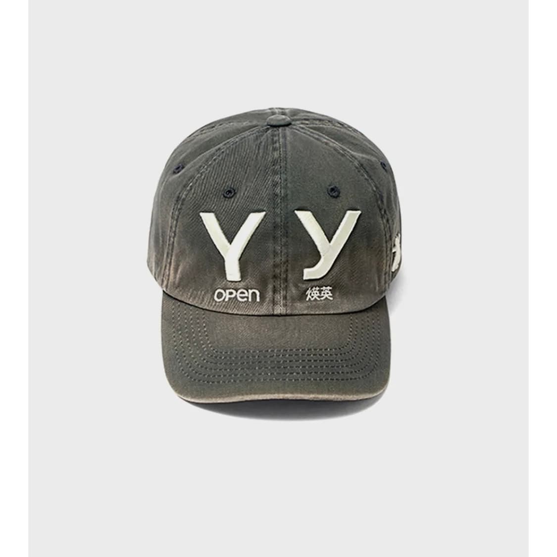 YY GRADIENT BALL CAP CHARCOAL 상품이미지1