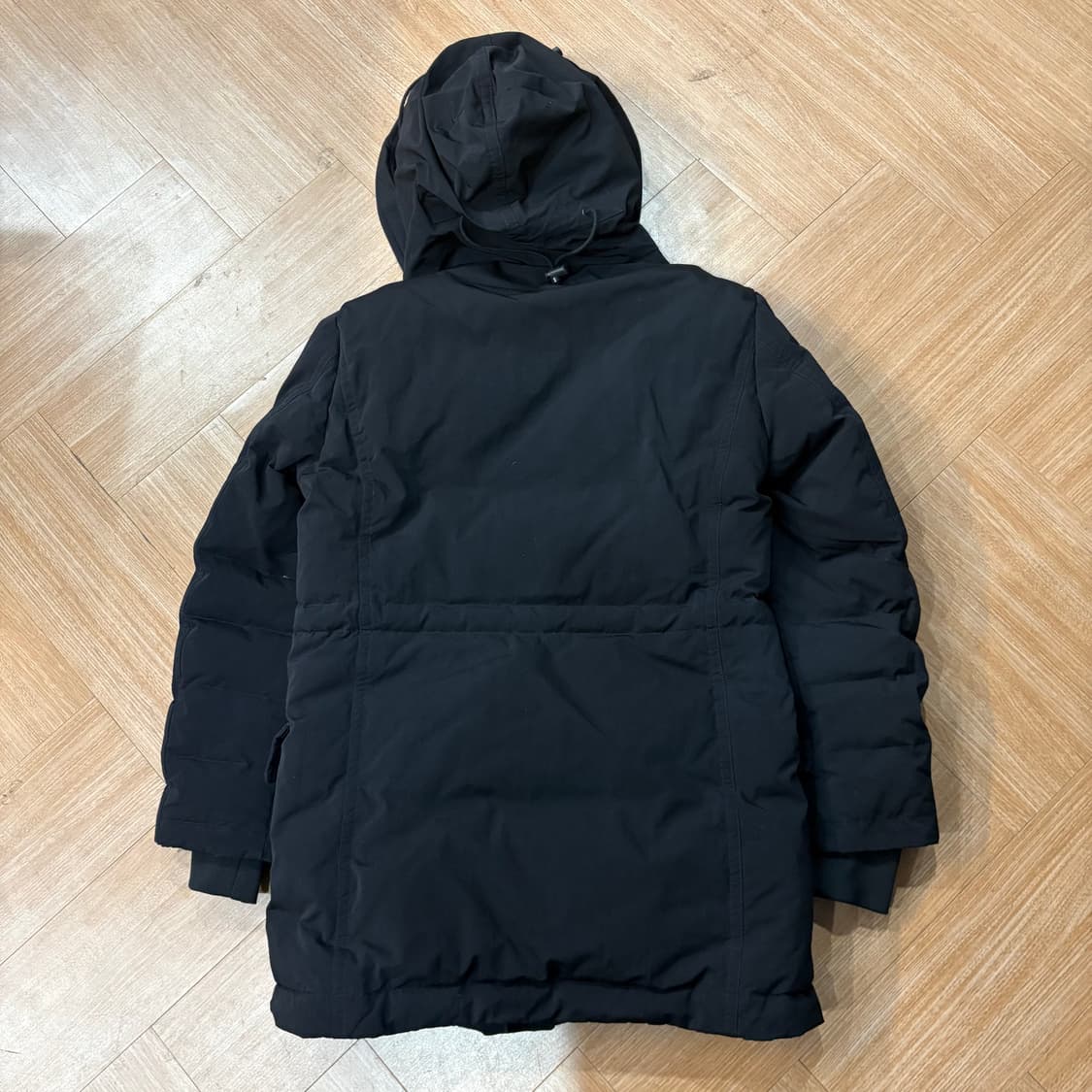 씨피컴퍼니 방독면 페이스 가드 고글 블랙 롱 다운 자켓 상품이미지4