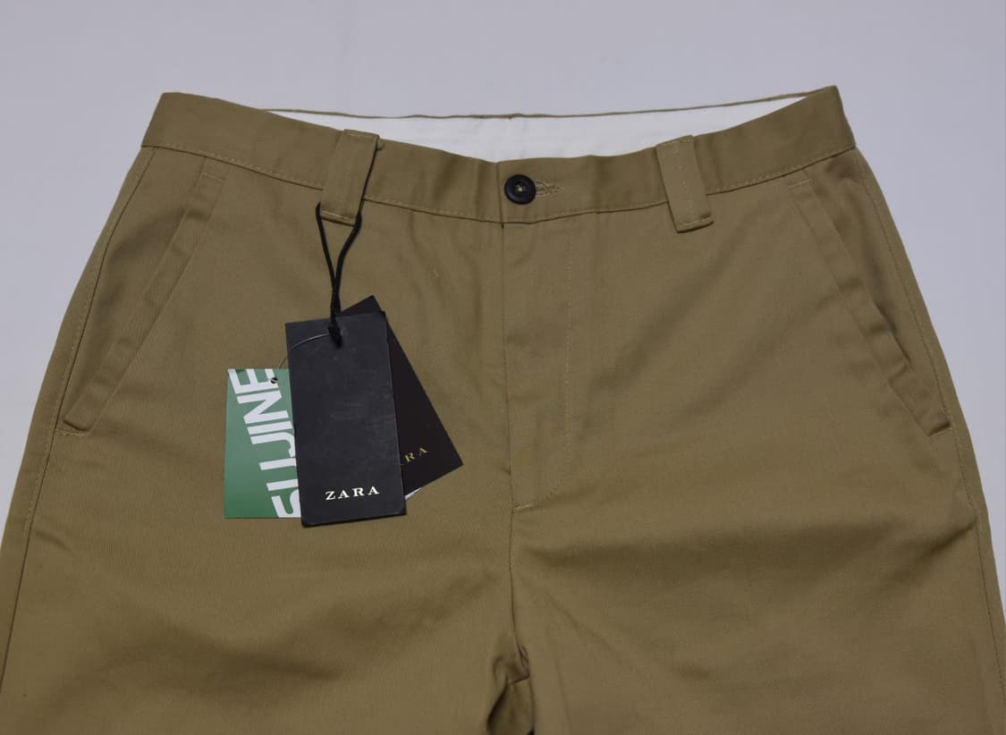 ZARA 맨 카키 면바지 40 새상품 (새상품) 상품이미지3
