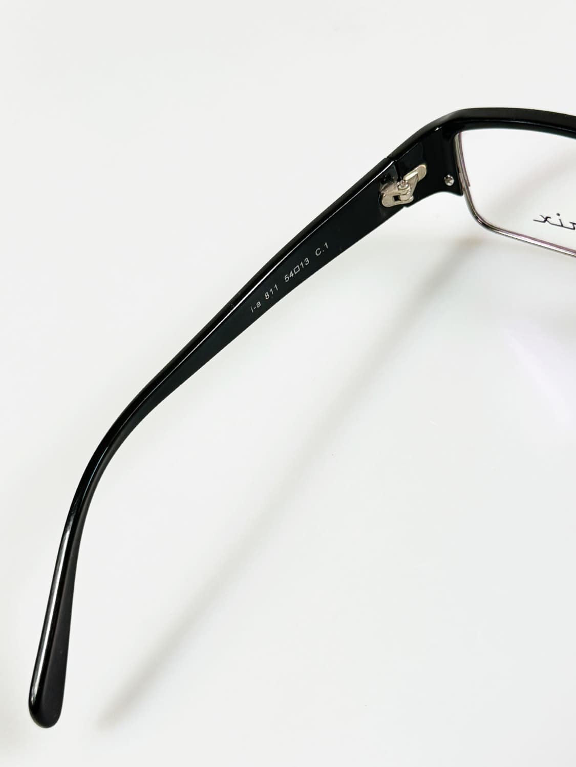 일본제 I7RIX 블랙 하프 뿔테 스퀘어 빈티지 안경 상품이미지7