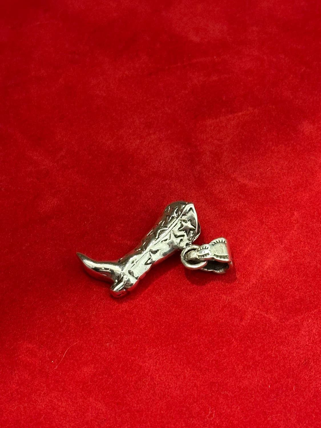 Western boots 925silver pendant 상품이미지2