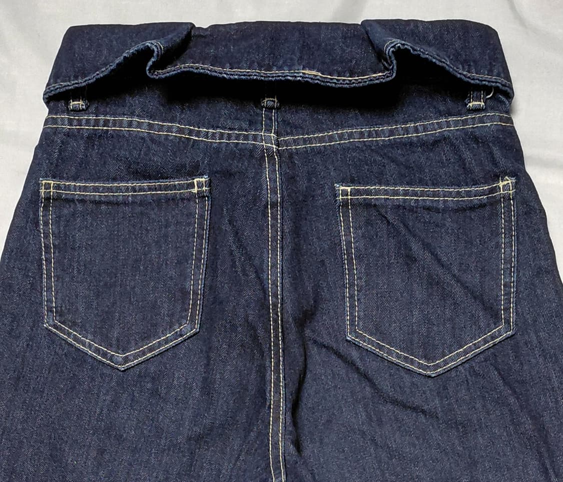 [EMODA] 에모다 하이웨이스트 폴드 오버 와이드 데님 (사이즈 1) 상품이미지8