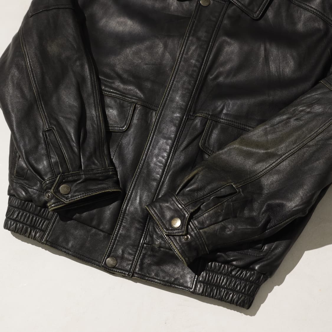 Vtg 양가죽 블루종 자켓 상품이미지3