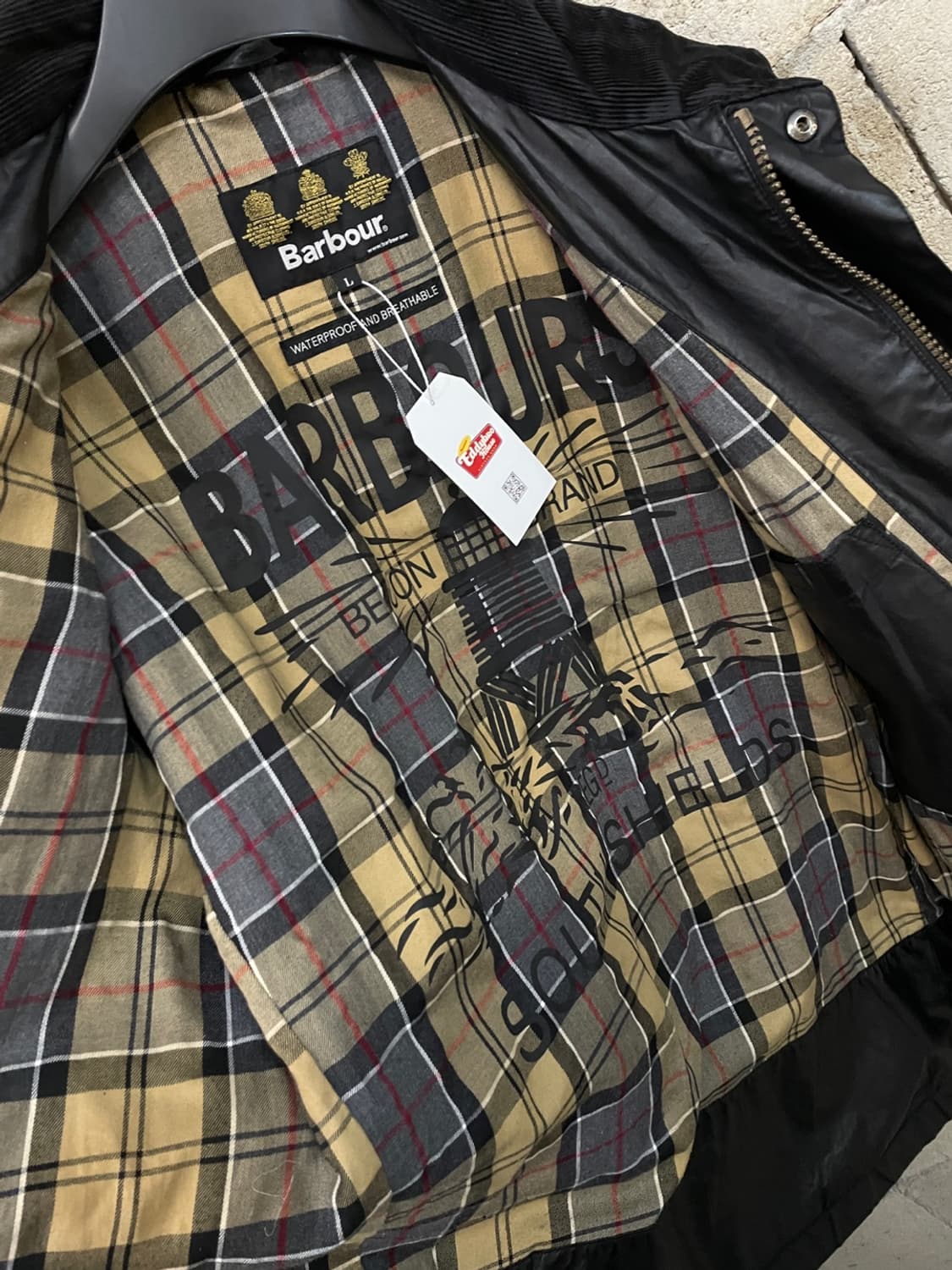 바버 인터내셔널 카본 피니쉬 자켓 상품이미지7