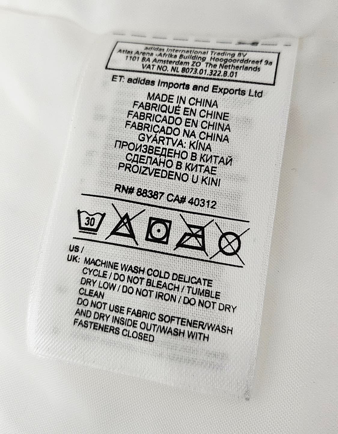 (110)2XL ☆초대장급☆ 아디다스 레알마드리드 [흰검] 패딩조끼 상품이미지3