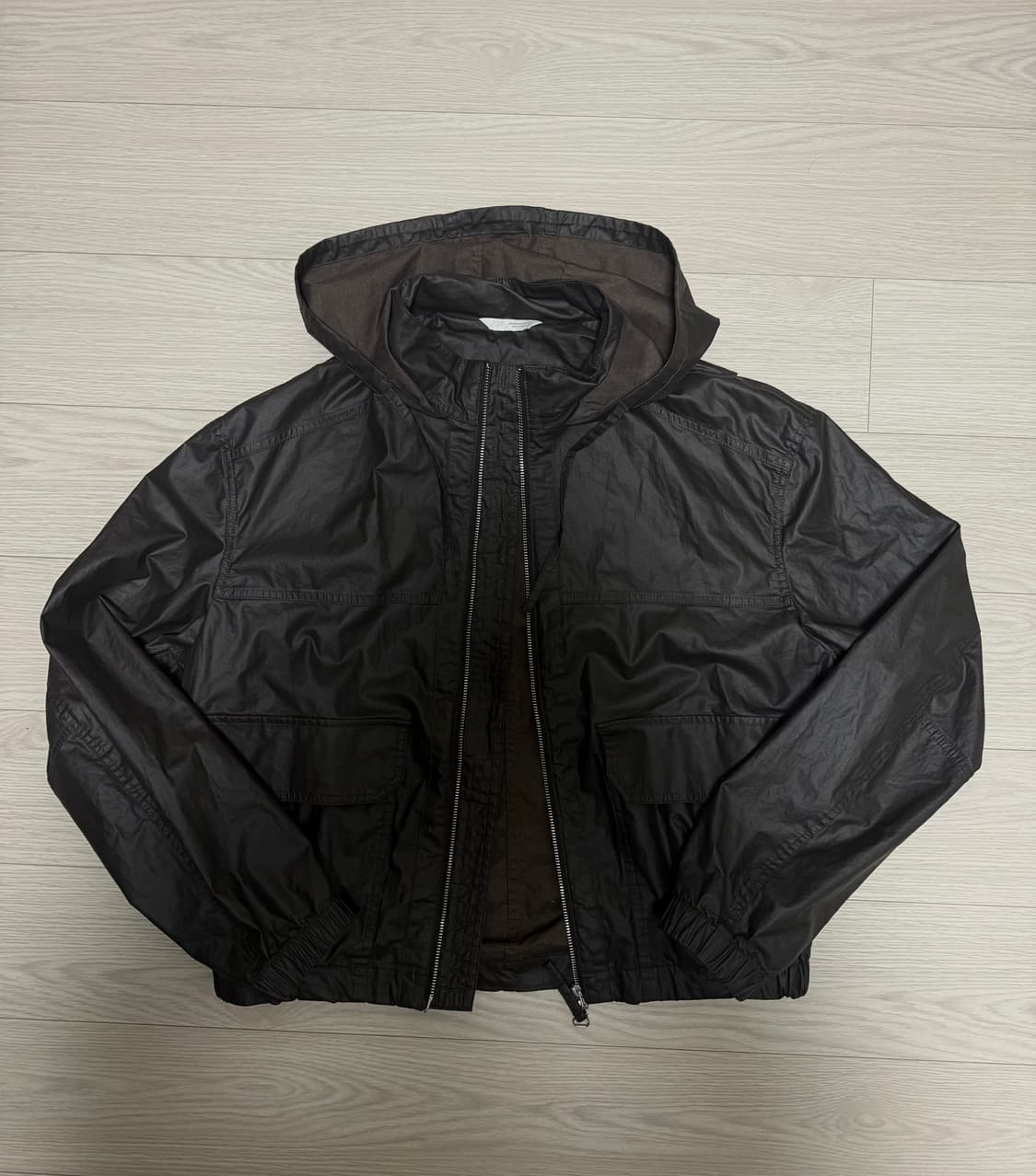 자라 왁스 코팅 린넨-코튼 자켓 상품이미지2