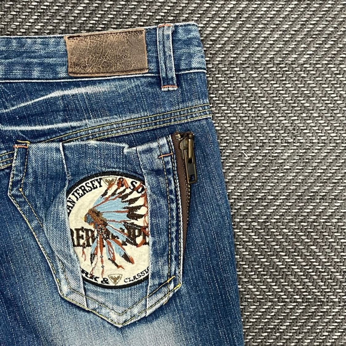 레드페퍼 펑크 워싱 데님 팬츠 v0177 상품이미지6