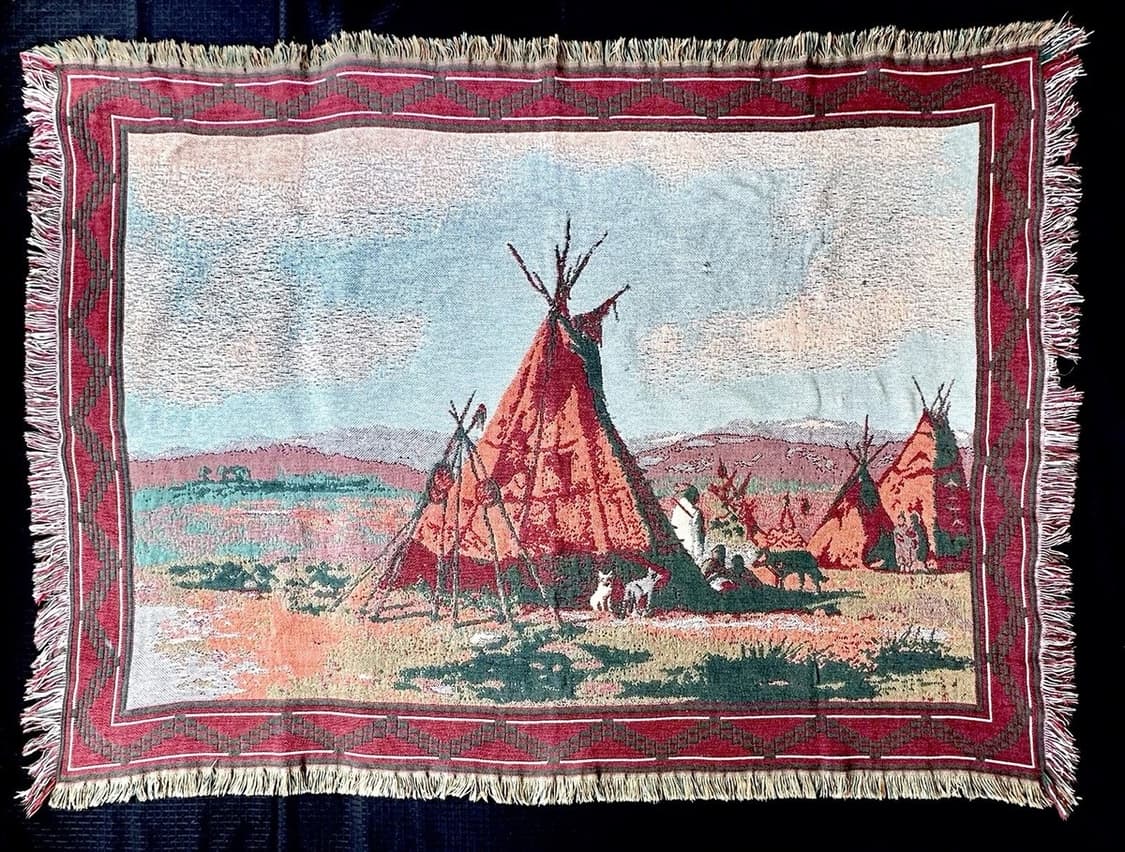 미국 빈티지 태피스트리 담요 빈티지담요 블랭킷 상품이미지1