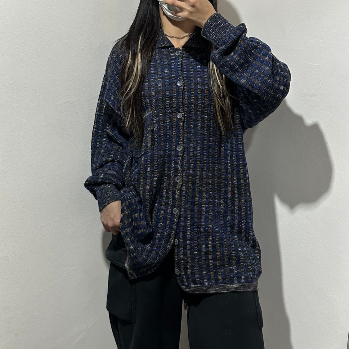 미쏘니 에스닉 카라니트 가디건 상품이미지1