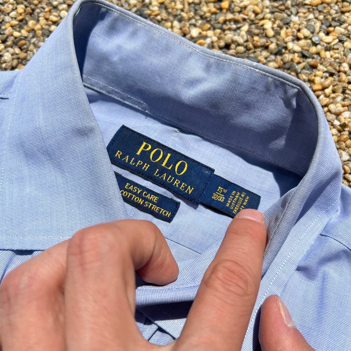 폴로(POLO RalphLauren) 스카이블루 옥스퍼드 셔츠 상품이미지4