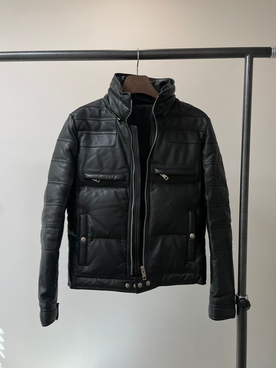 (M) 락시크 바이커 양가죽 패딩 상품이미지6