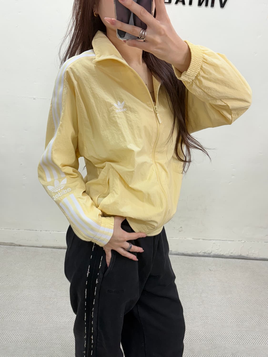 아디다스 바람막이 옐로우 상품이미지8