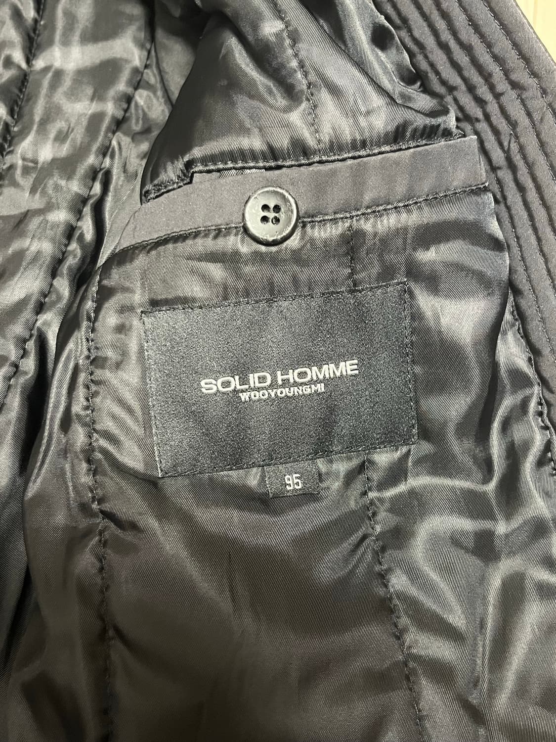 솔리드옴므 사선 비대칭 자켓 상품이미지5