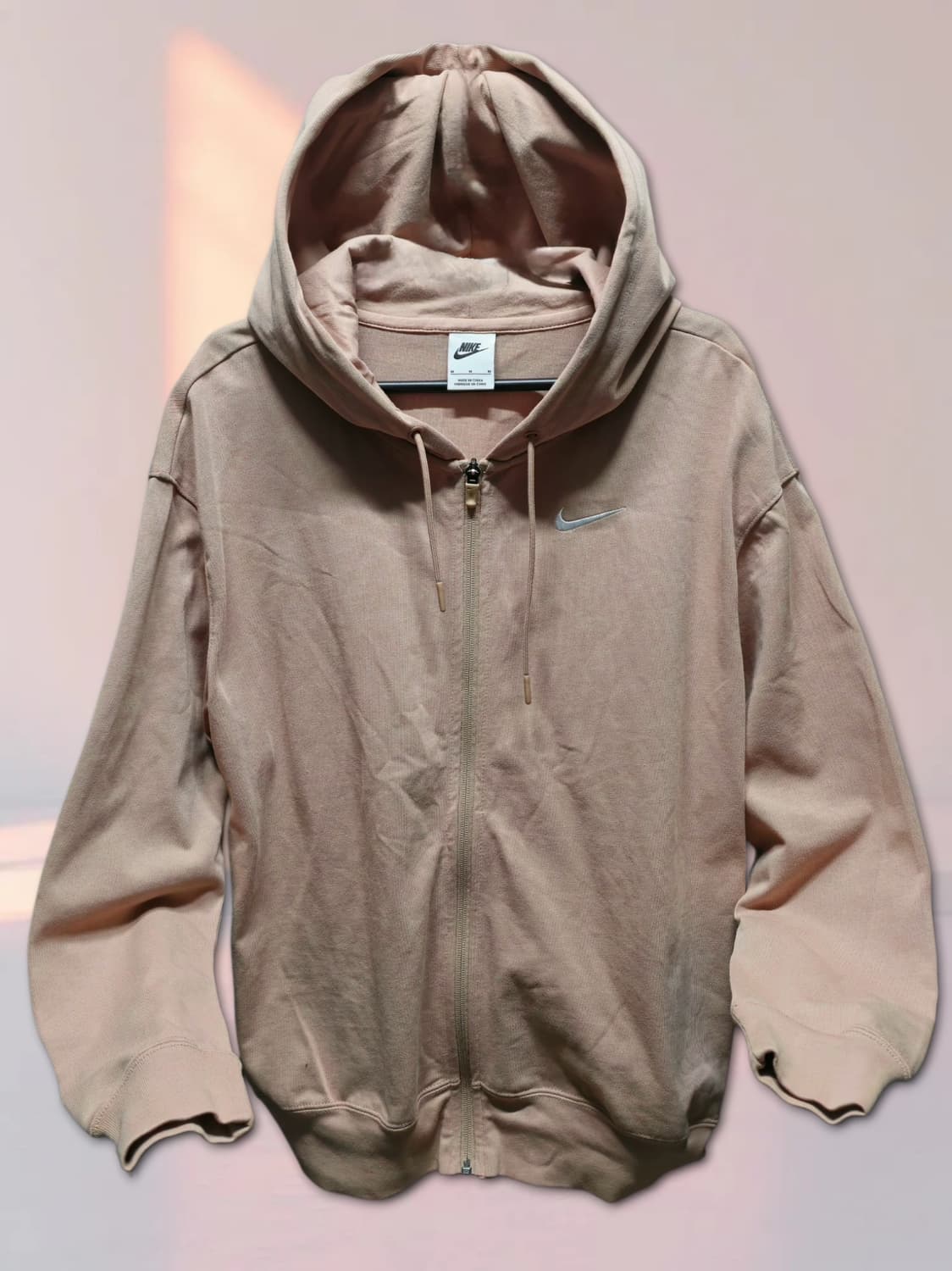 나이키 살구색 후드집업 M 상품이미지1