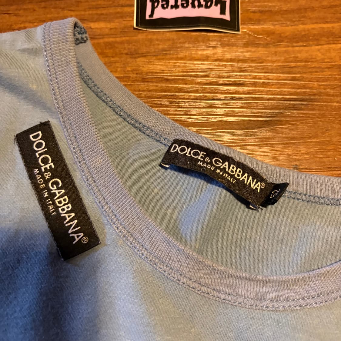 DOLCE & GABBANA 돌체앤가바나 블루 하트 티셔츠 상품이미지7