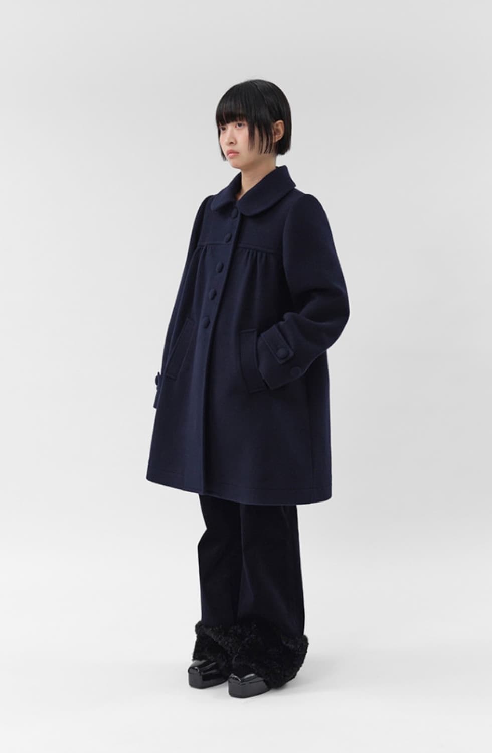 복복 bocbok girl coat 네이비 상품이미지2
