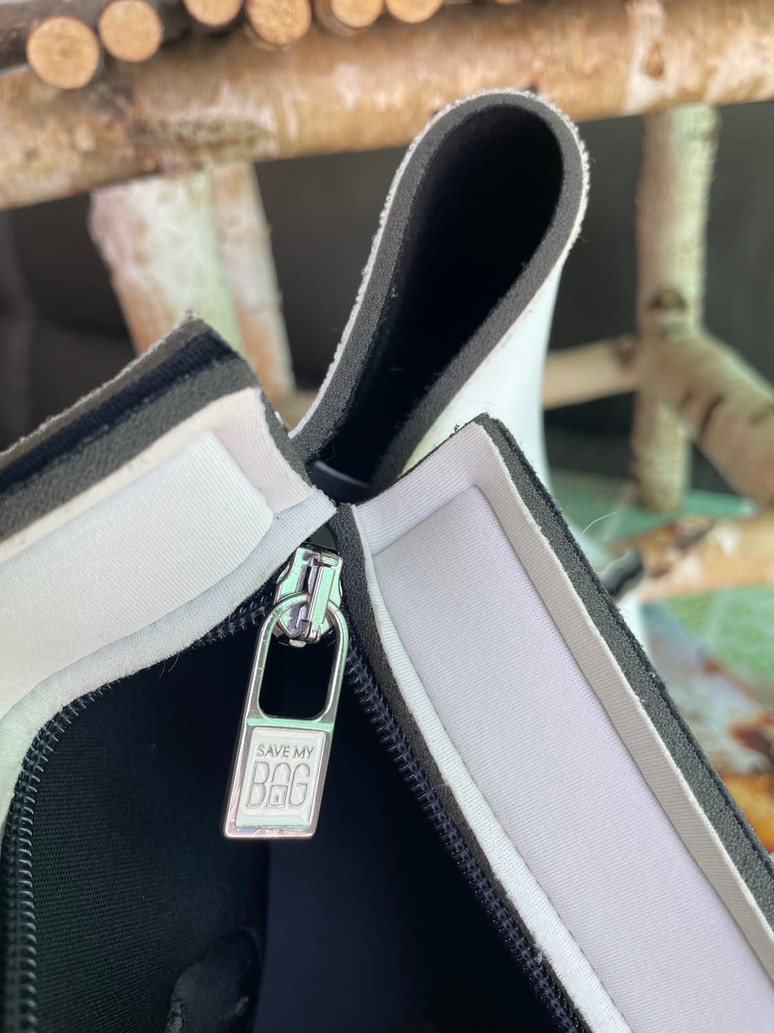 [Made in Italy] 세이브마이백 네오프렌 토트백 화이트 상품이미지8