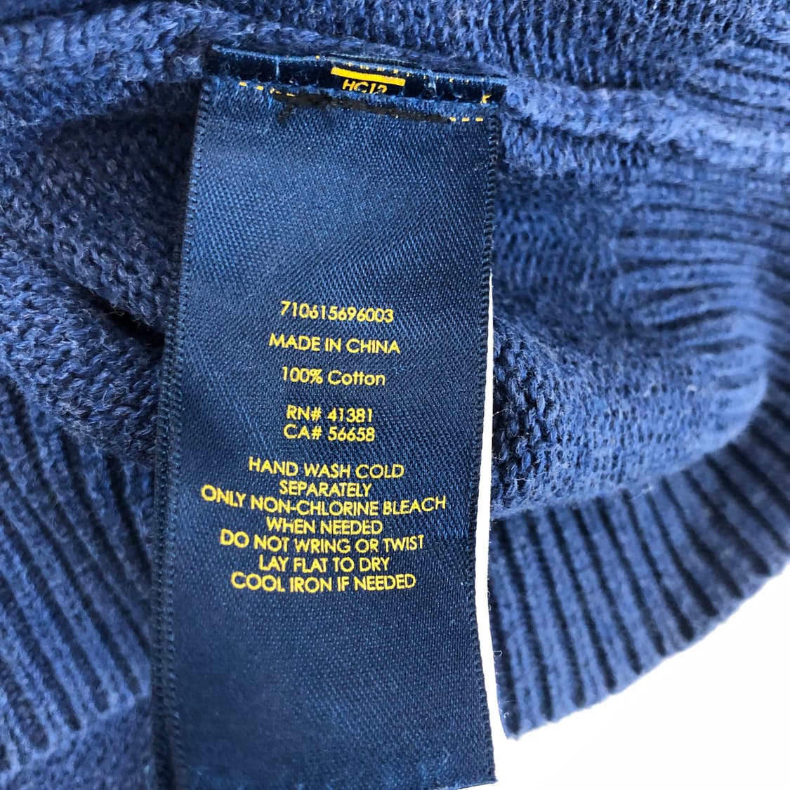 폴로 랄프로렌 하프집업 니트 XS 상품이미지6