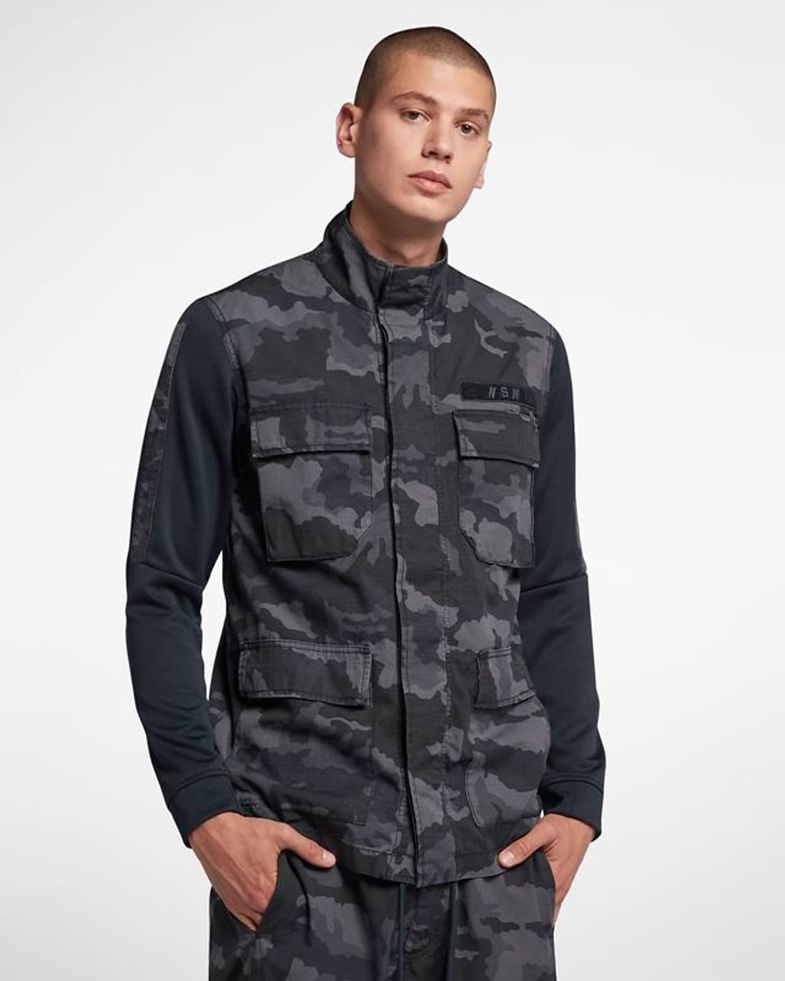 나이키 NSW 카모 밀리터리 자켓(L) 상품이미지4