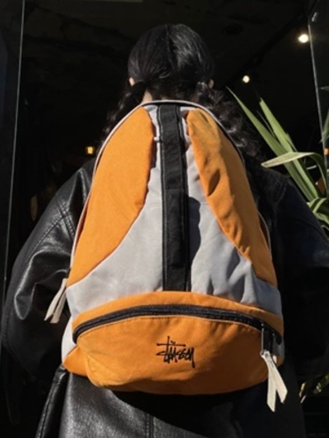 90s 올드 스투시 stussy 유틸리티 레드 백팩 상품이미지8