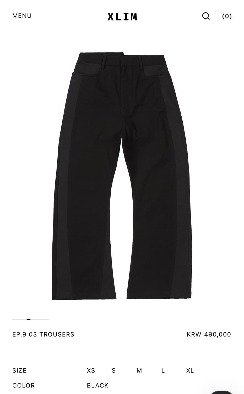 엑슬림 EP.9 03 TROUSERS 상품이미지1