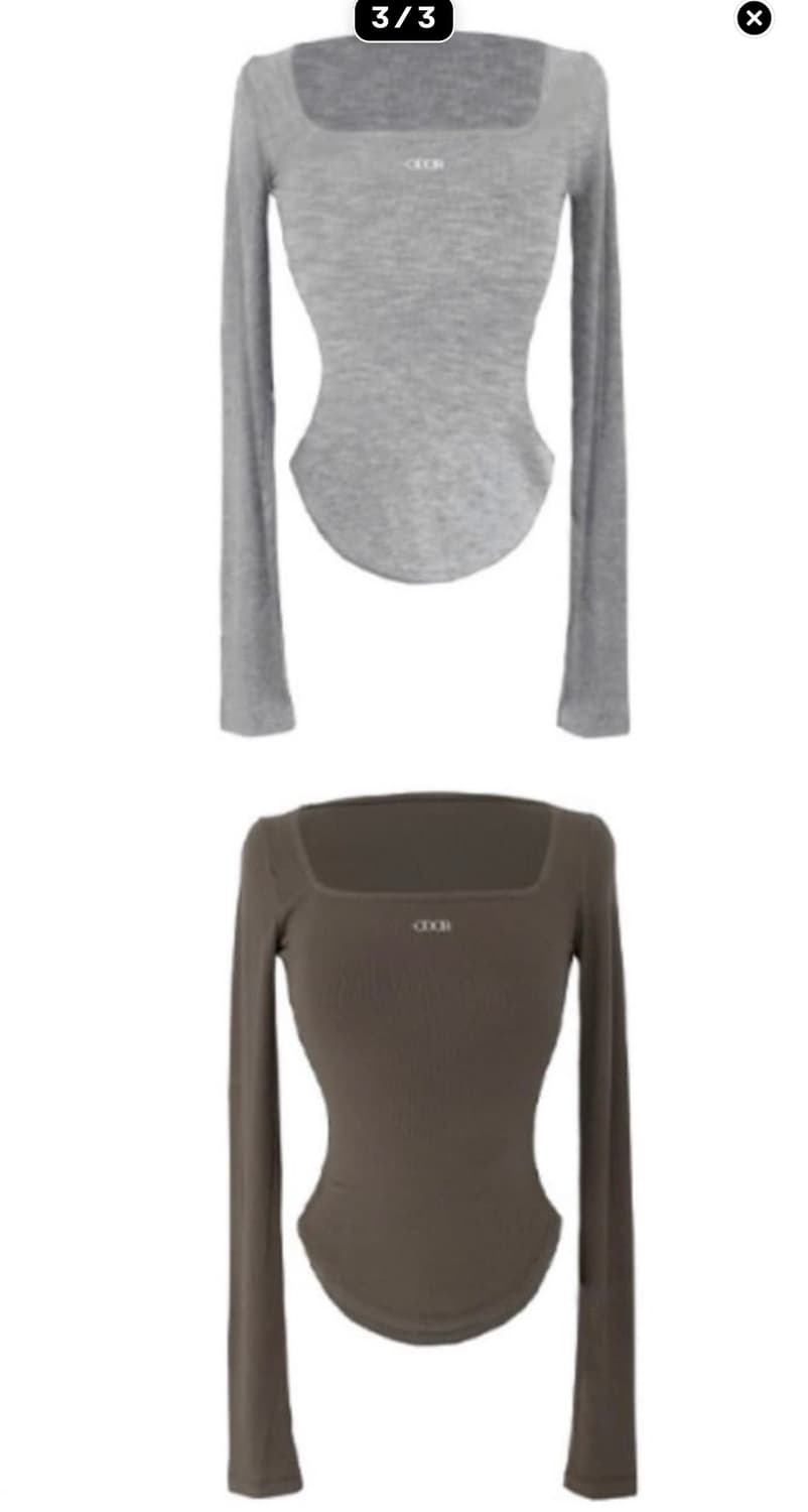 어도어 스퀘어넥티 브라운 상품이미지3