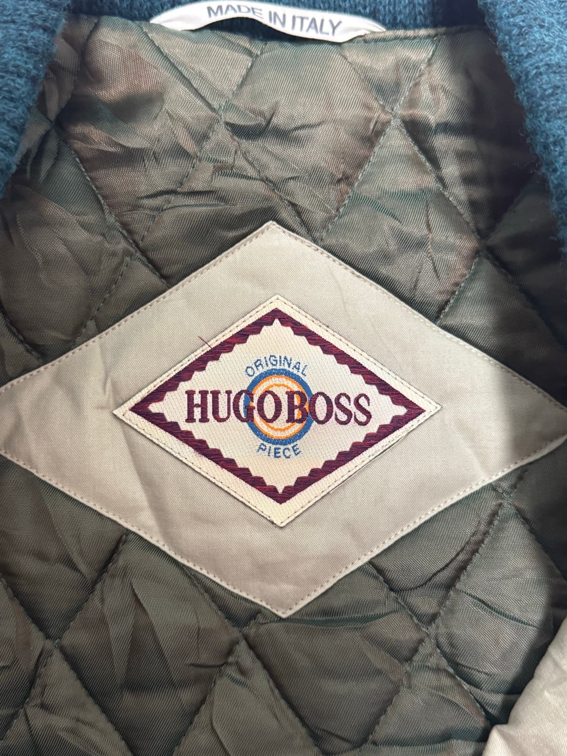 80s 휴고 보스 봄버 자켓 italy made 상품이미지6
