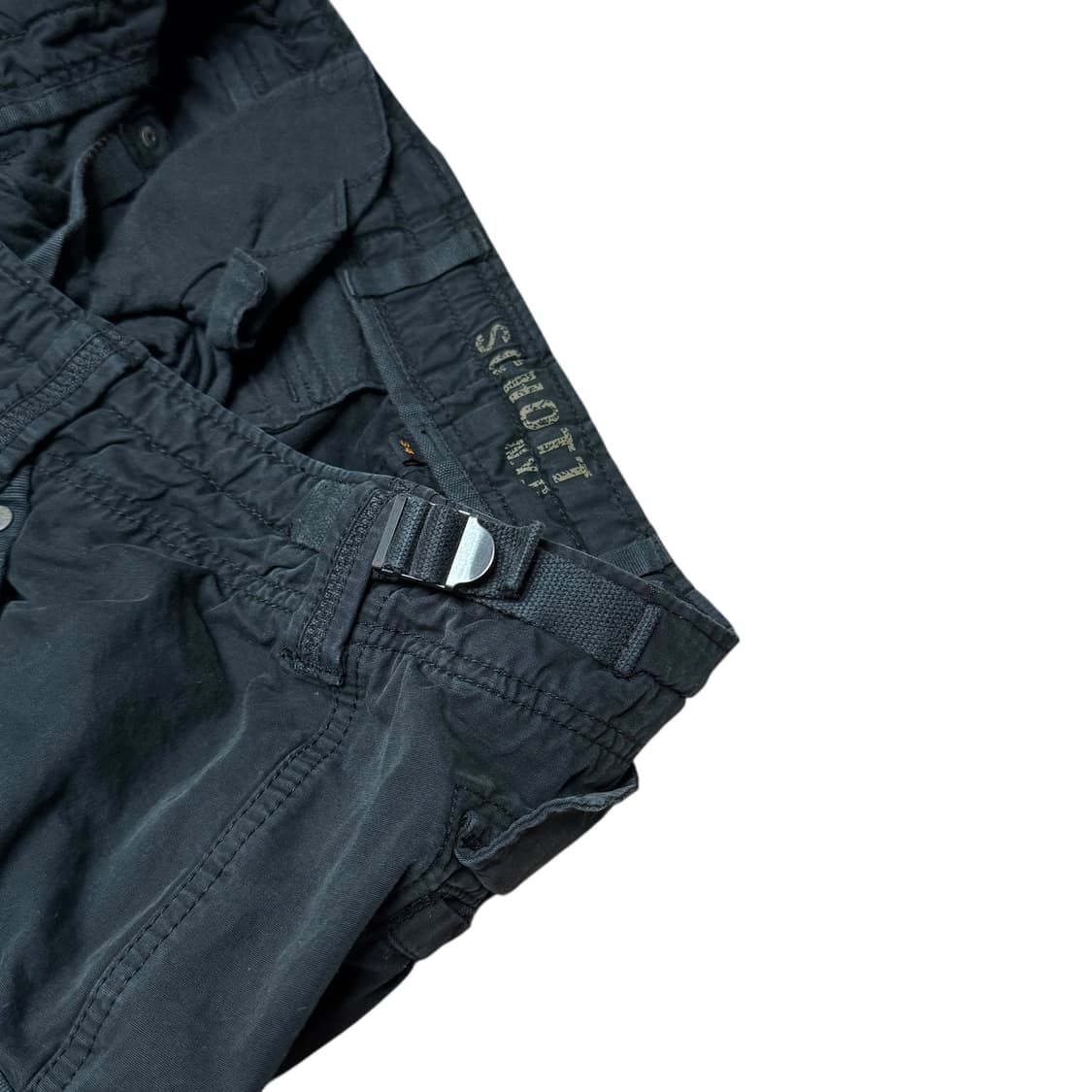 쇼트 카고 블랙 팬츠 34사이즈 상품이미지4