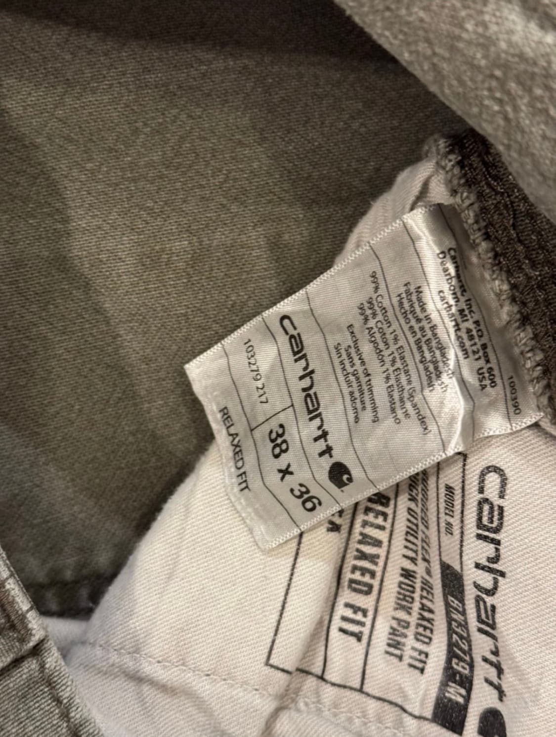 Carhartt 워크 팬츠 38x36 상품이미지3