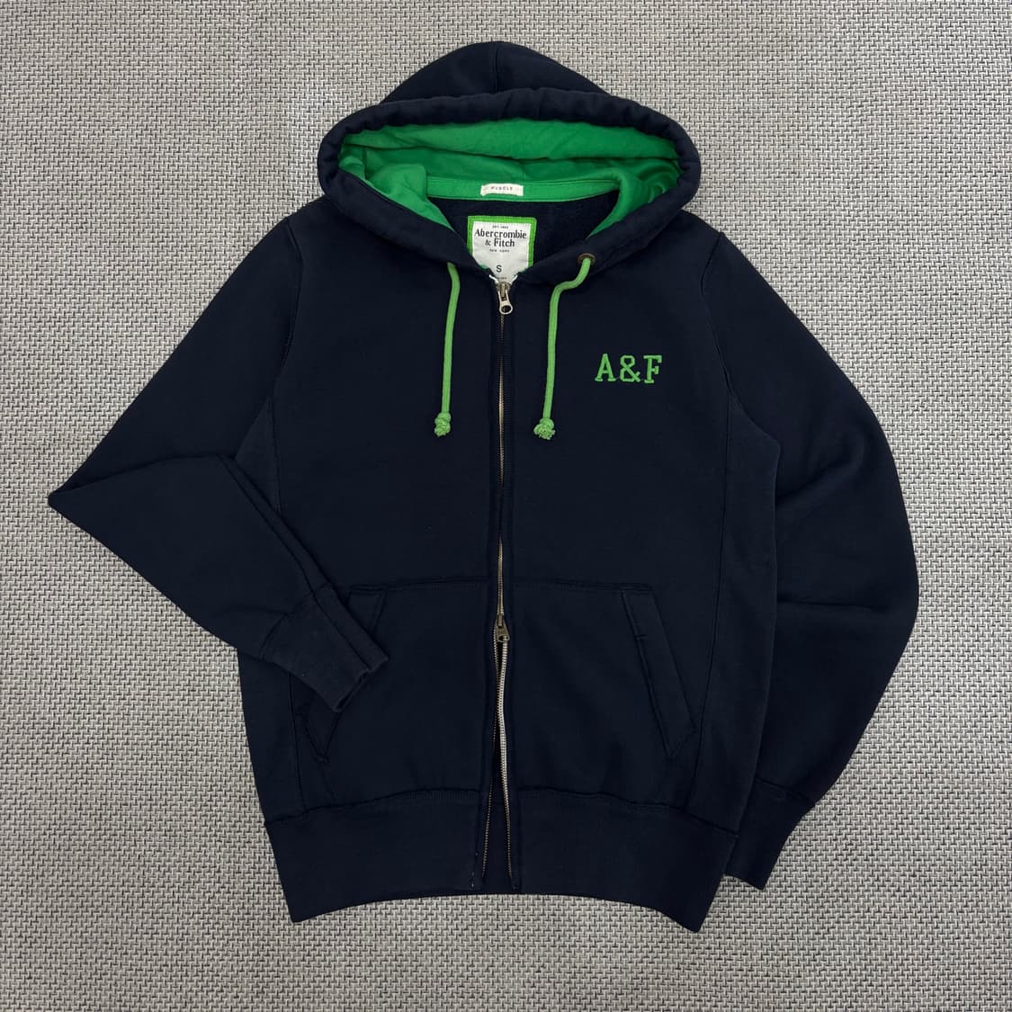Abercrombie 투웨이 빈티지 후드집업 상품이미지1