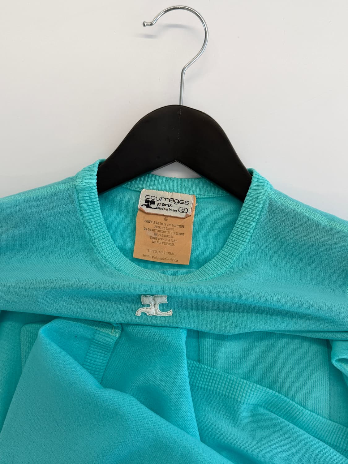 Courreges 꾸레쥬 시그니처 투포켓 니트 탑 상품이미지1