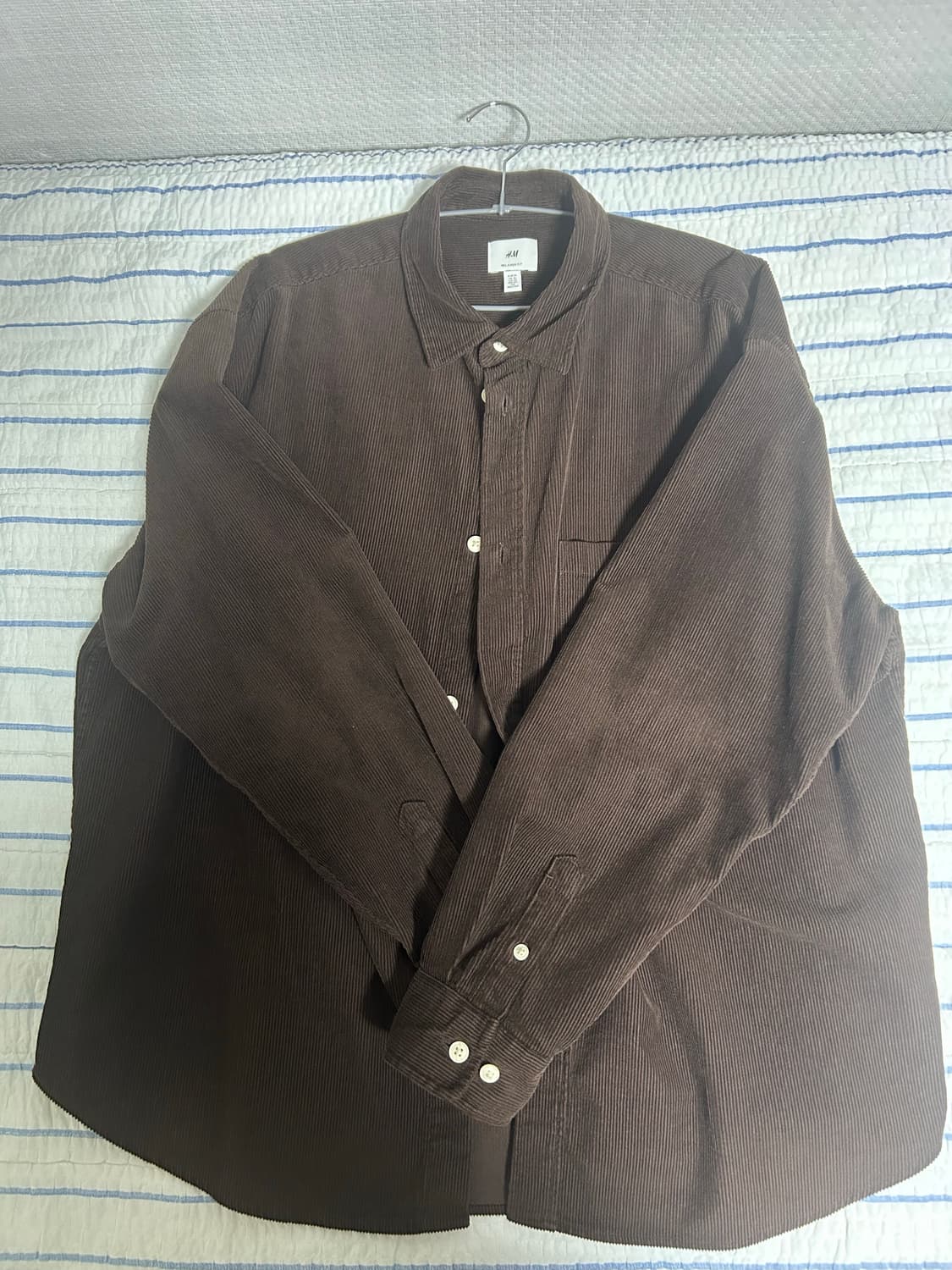 H&M 코듀로이 셔츠 상품이미지1