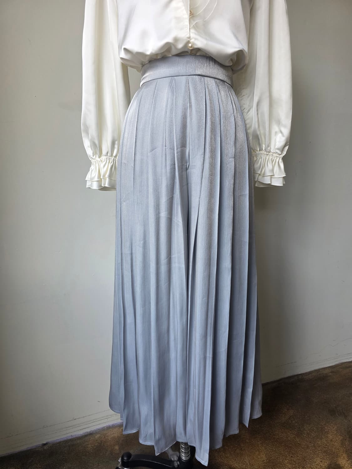 민트 플리츠 팬츠 상품이미지1