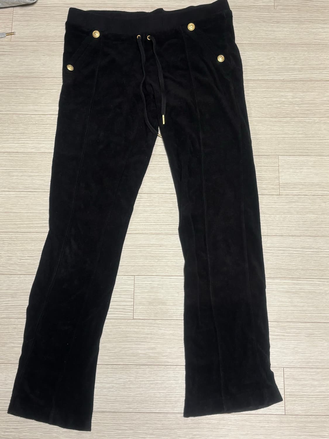 쥬시 블랙 테리 금장 셋업 상품이미지3