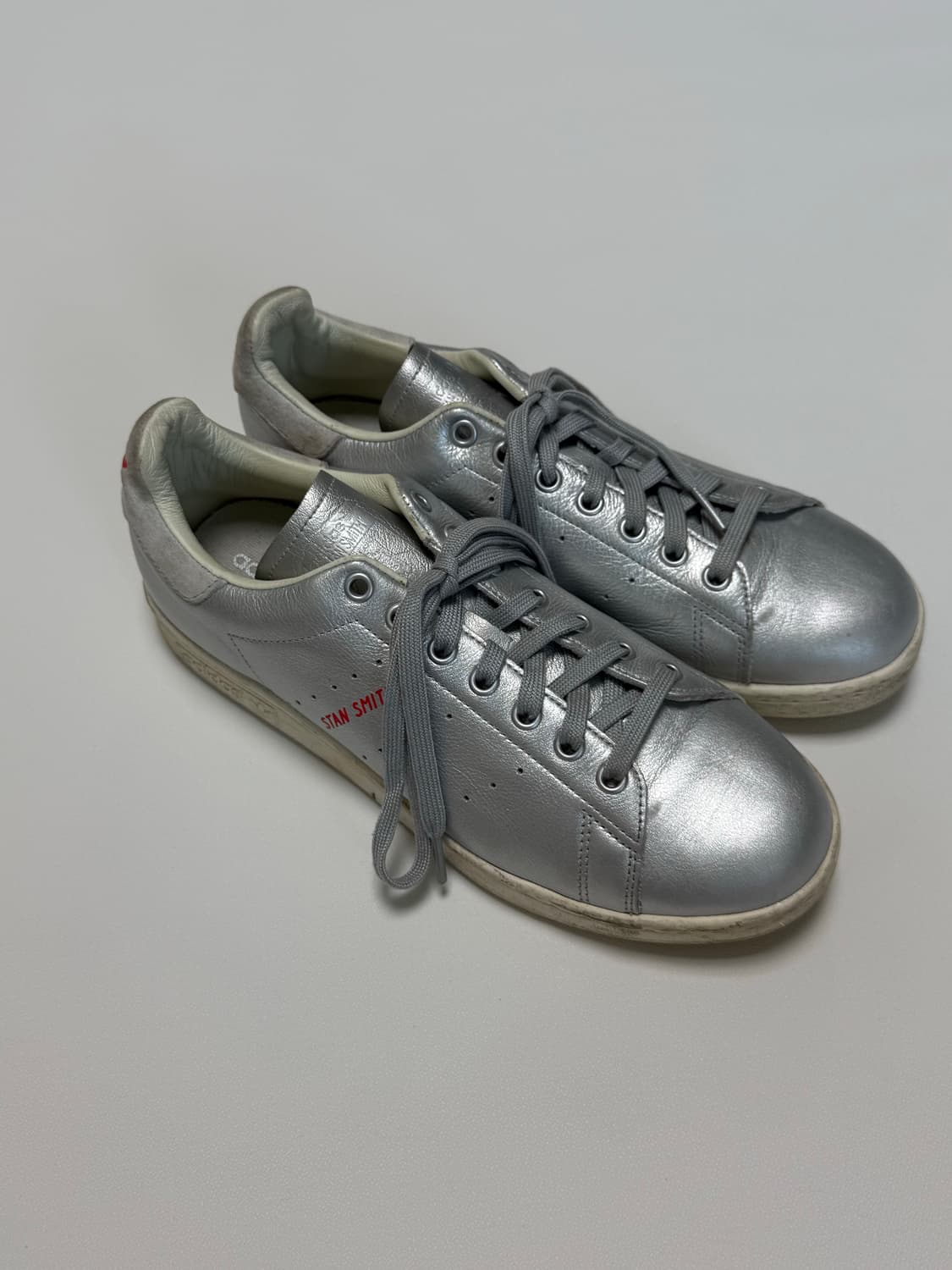 아디다스 스탠스미스 메탈릭 실버 270 상품이미지3