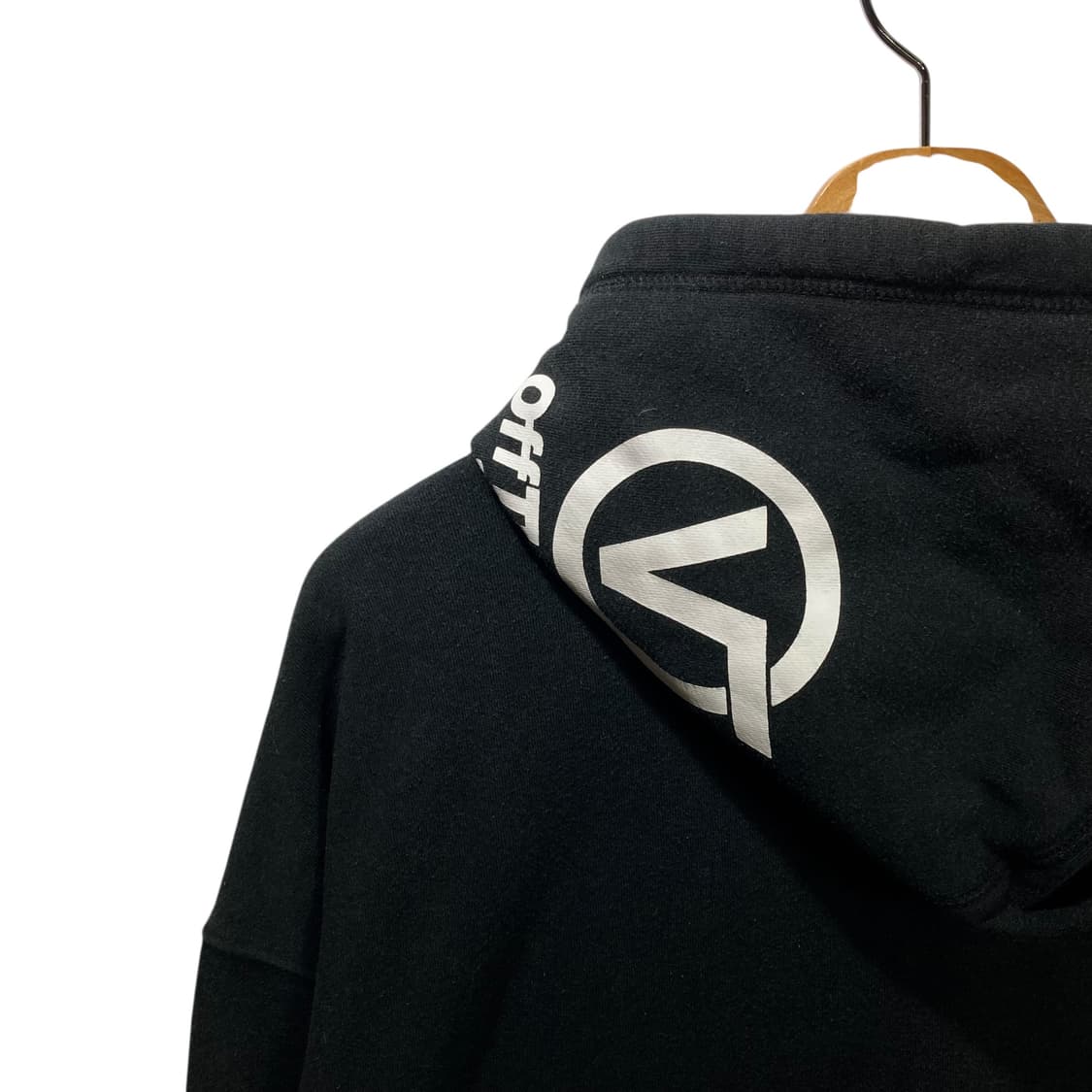 반스 블랙 반집업 후드 상품이미지5