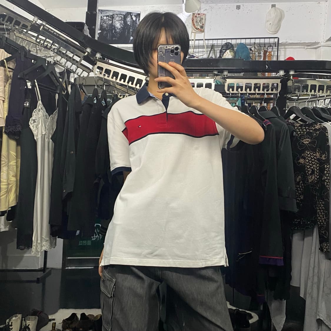 Tommy hilfiger 컬러블록 반팔 폴로 티셔츠 상품이미지8