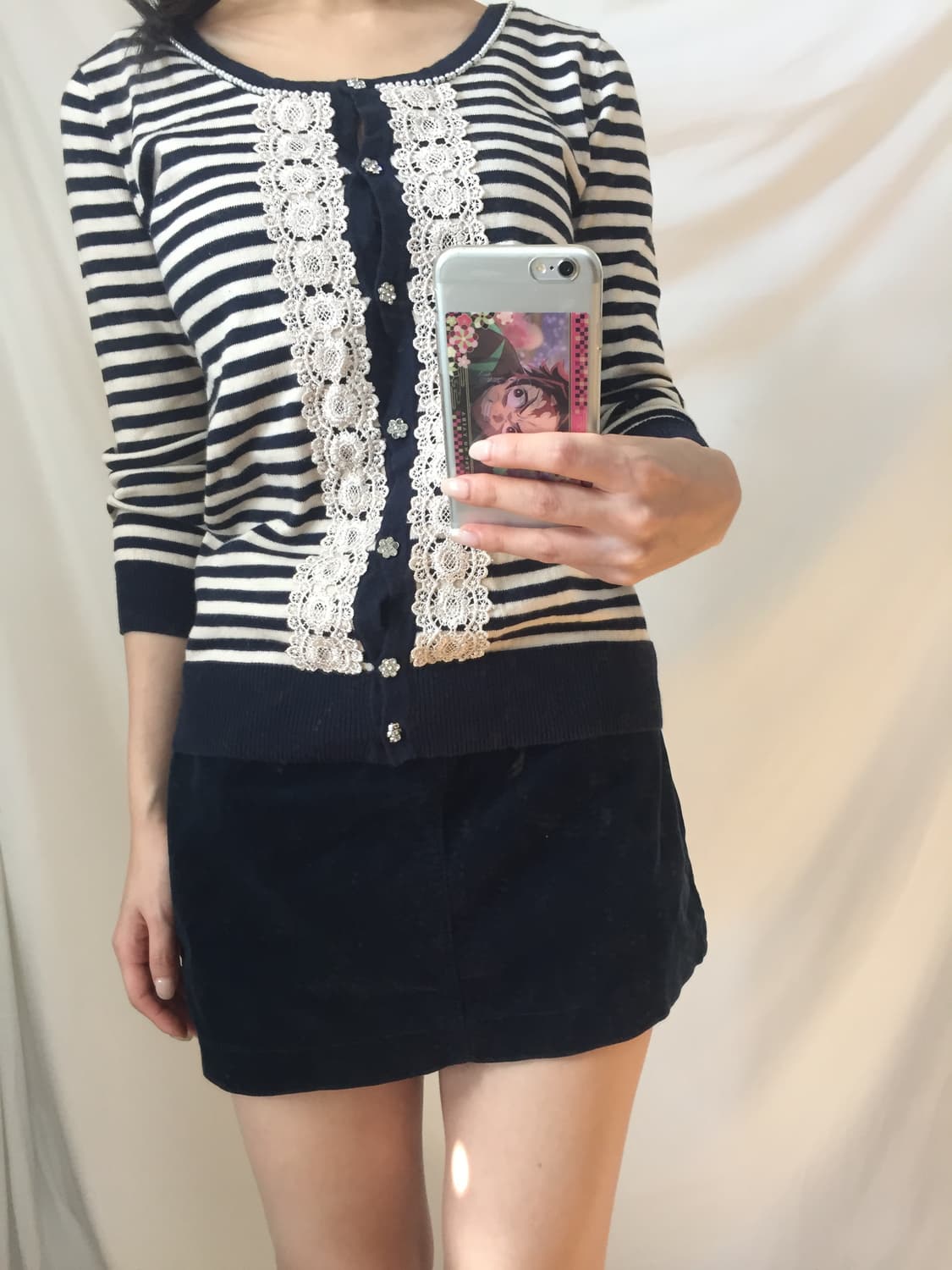 꽃단추 가디건 상품이미지8