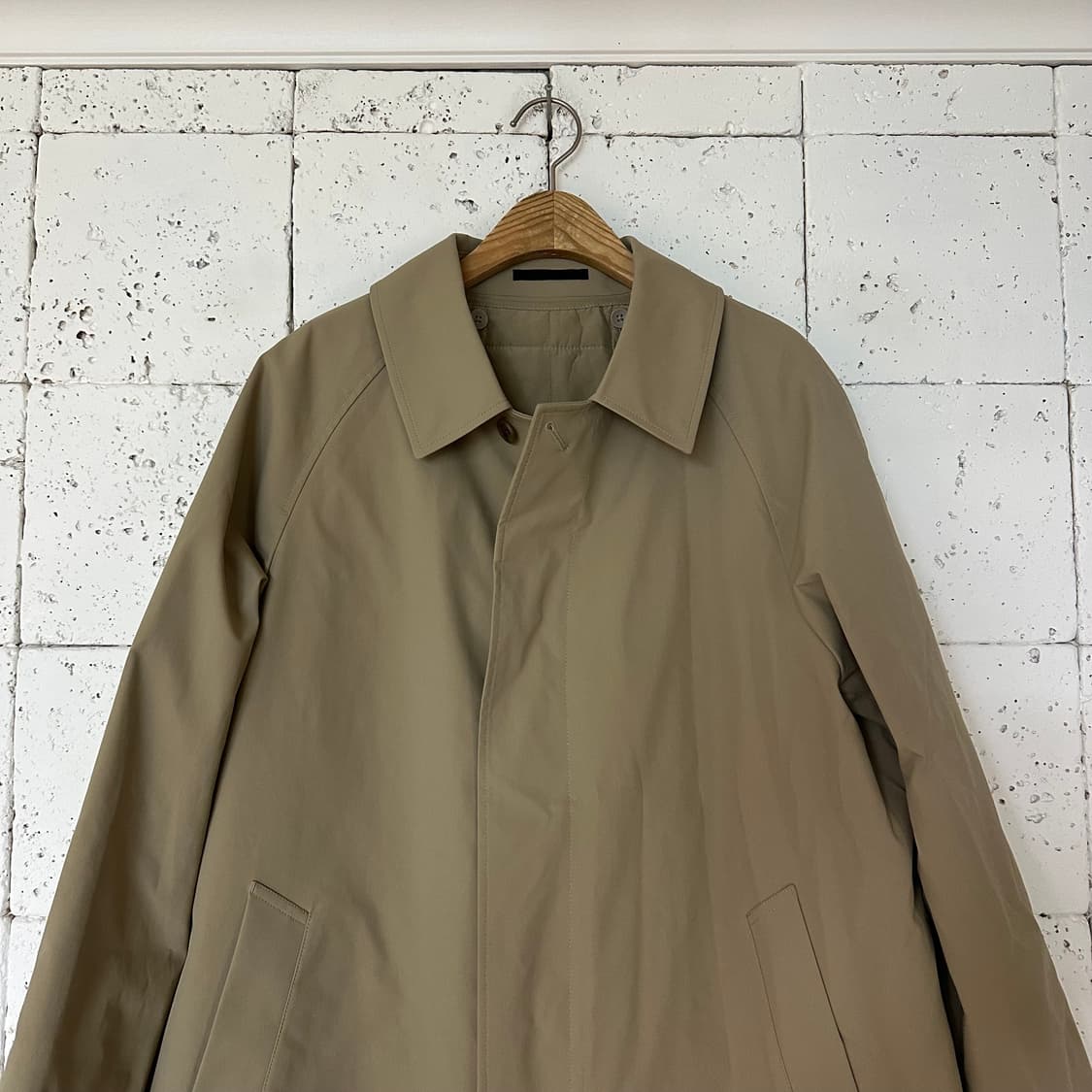 L 유니클로 베이지 트렌치코트 상품이미지2