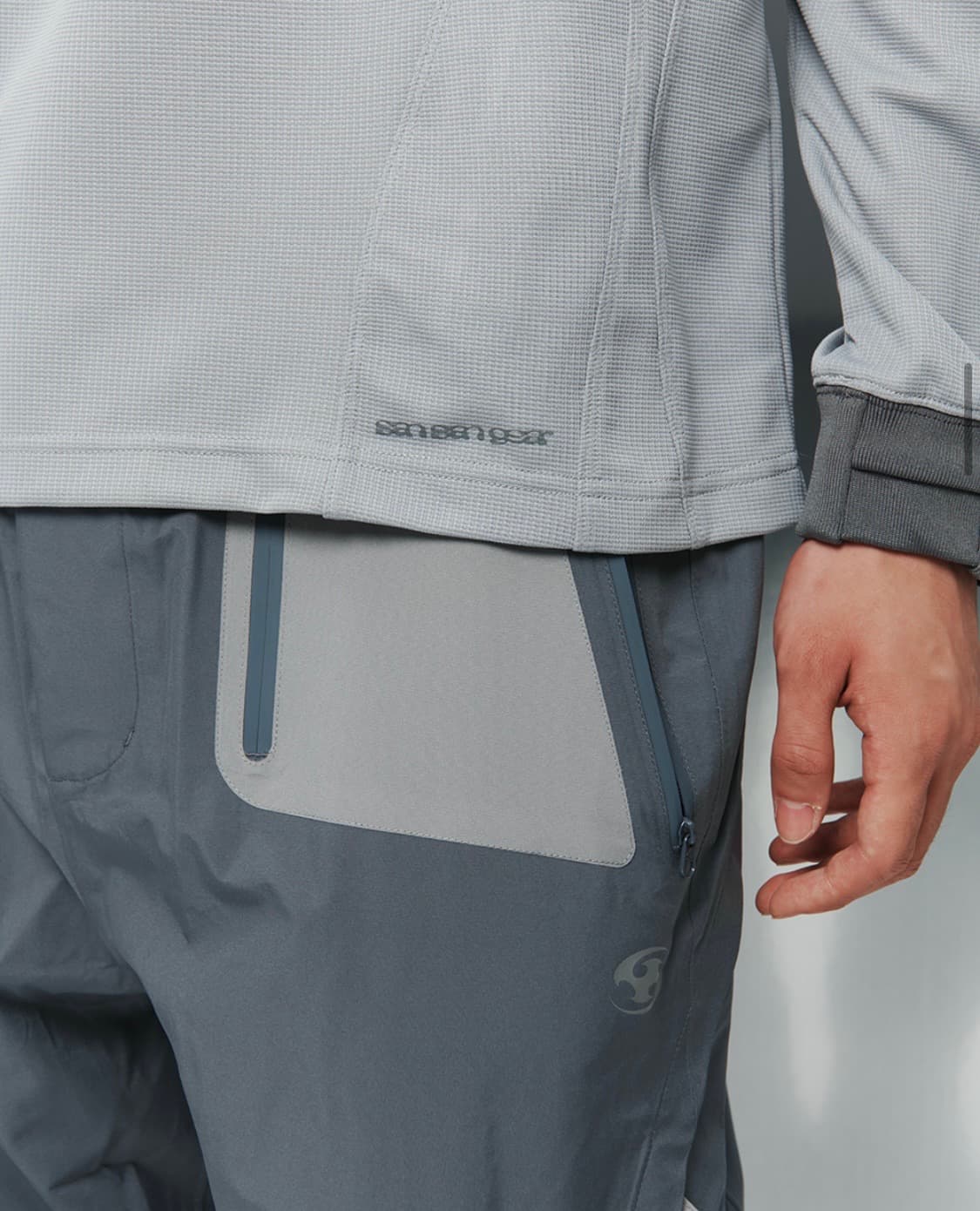 산산기어 롱 슬리브 (Grey) 상품이미지3