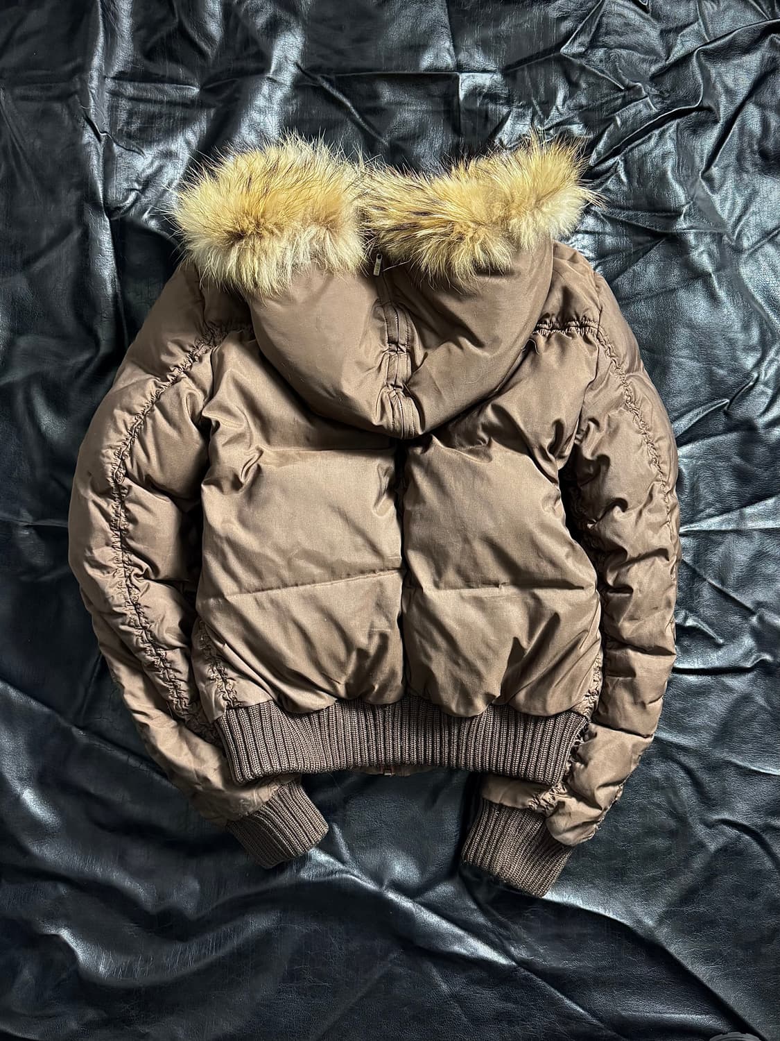 Brown fur padding 상품이미지2