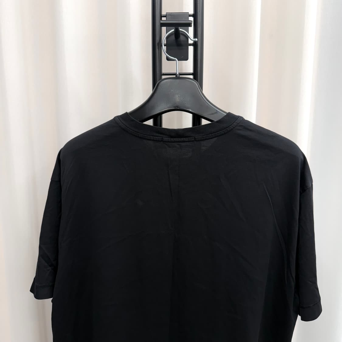 [25SS/ 3XL] 스톤아일랜드 패치 반팔티 블랙 상품이미지3